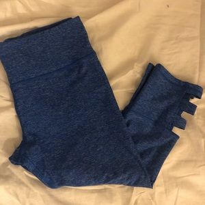 Blue workout pants
